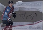 2008-09 Upper Deck Ice Glacial Graphs #GGDJ David Jones Auto - HKY