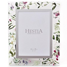 Hestia Photo Picture Frame Wild Flower Print 7x5 inch
