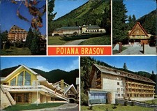 Poiana Brasov Romania vintage postcard r660