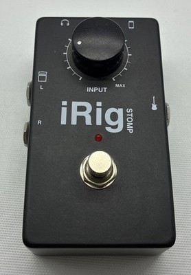iRig Stomp Guitar Effect Pedal to Connect iPad, iPhone or Mac.