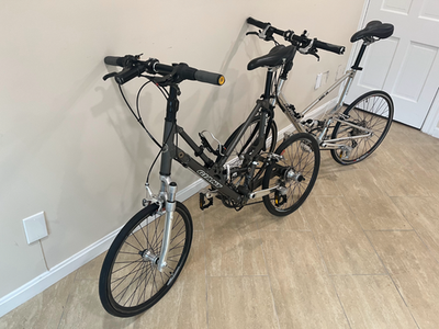 Giant MR-20 & MR-4 Folding Full-suspension Road Bike Set RARE