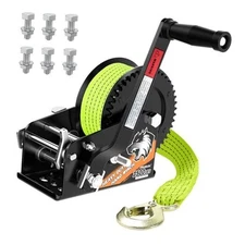 Boat Winches for Trailers, Heavy Duty Boat Trailer Winch with 3500lbs Green