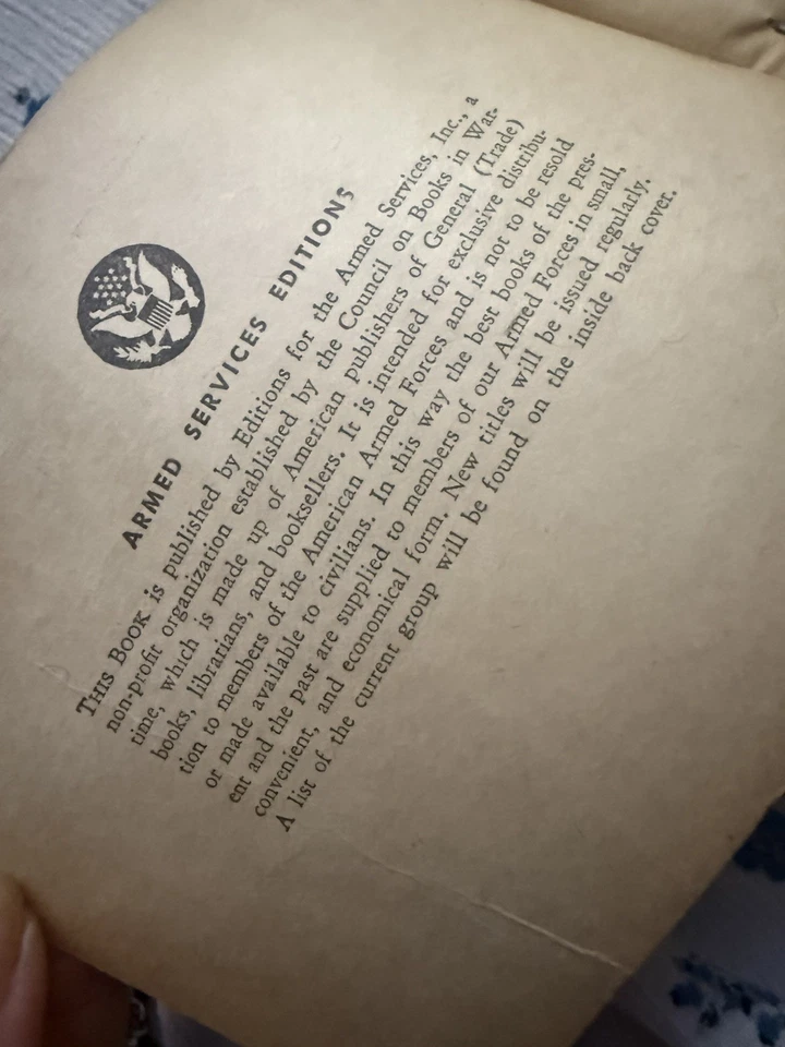 WW2 Armed Services Edition # 1023 The State of Music Copyright 1939 Foto 3 de 4