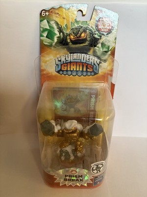 Skylanders Giants Gold White Flocked Prism Break Employee Edition Holiday RARE