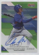 2017 Bowman's Best of Green Refractor 89/99 Chris Seise Christopher Auto w5b