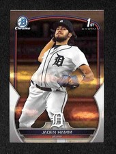 2023 Bowman Draft - Jaden Hamm Chrome 1st Bowman #BD-154 Tigers Prospect