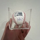 Albert Pujols Signed 700 Hr Club Logo   Baseball Mint Autograph BAS Beckett Coa
