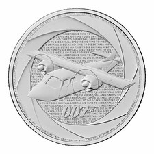 2026 JAMES BOND 007 Fine Silver 999 PROOF £2 Coin 1oz Bullion