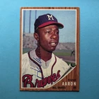 1962 Topps #320 Hank Aaron - Auto Signed [Questionable Authenticity]