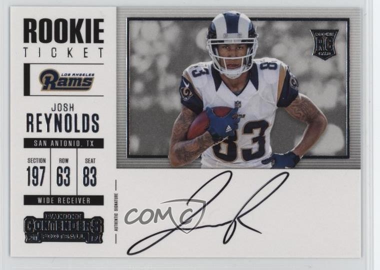 Josh Reynolds Panini Contenders #375 Autograph-Championship Ticket