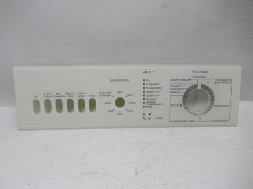 Bedienblende Blende Panel Teil nr 4059190-LIWS passend für Miele Waschmaschine