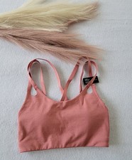 O ADIDAS Yoga Luxe Studio Light- Support Fire Bra Sz 2XS A- C Cup Style 8601