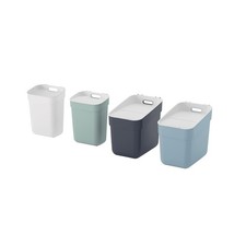 Curver Mülleimer SET 2 x 10 L + 2 x 20 L Mülltrenner Stapelbar Abfalleimer