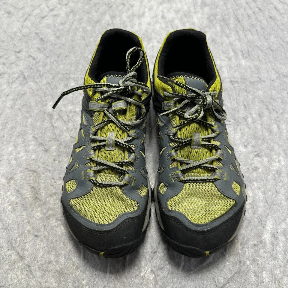 Туфли туристические Merrell All Out Blaze Aero спортивные зеленые серые женские размер США 9,5 - Изображение 4 из 4