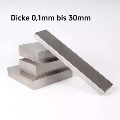 Titanplatten Reines Ti Titanblech Dicke 0,1mm-30mm Zuschnitt 100x100mm 200x200mm