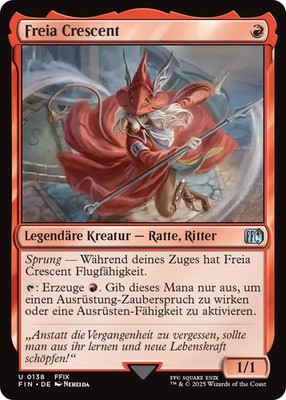 MTG Magic the Gathering Final Fantasy FIN Freia Crescent 138 foil deutsch