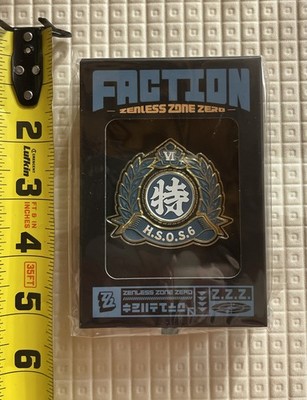 Zenless Zone Zero Fraction series H.S.O.S.6 Metal Badge