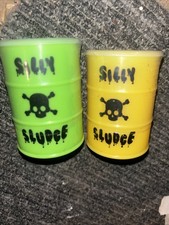 2 Silly Sludge Slime 4.23oz TOXIC YELLOW / Gr...