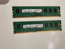 A pair of two Samsung 8GB DDR3 SODIMM PC3L-12800 RAM Memory M378B1G73DB0-CK0