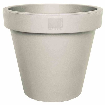 Geli E&K Pflanztopf Pflanzgefäß Planter Kübel Ø außen ca. 40 cm cremeweiss