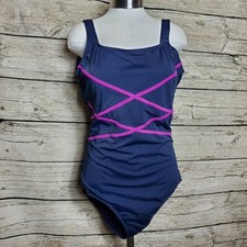 AQUABELLE SWIMSUIT TUMMY CONTROL SIZE 16