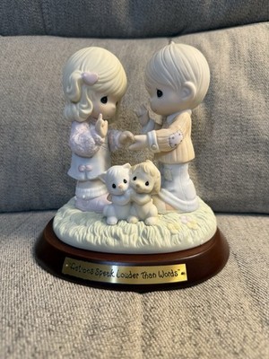 Precious Moments Actions Speak Louder Than Words 4001570 Sign Language New In Bx