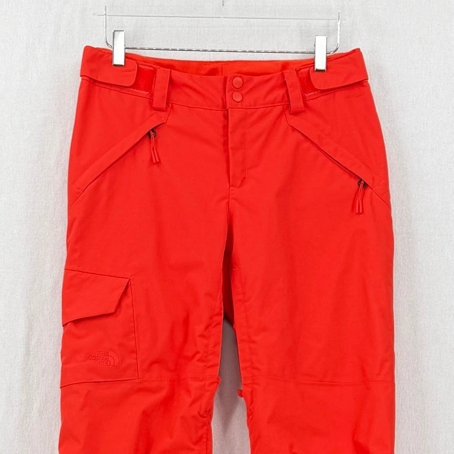 Pantalones de esquí aislados THE NORTH FACE Freedom para mujer rojos medianos snowboard aislados Foto 3 de 4