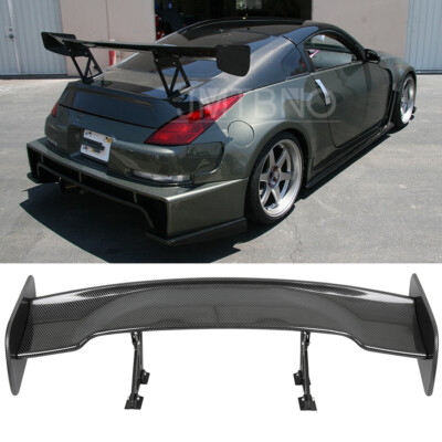 47'' Carbon Fiber Rear Trunk GT-Style Racing Spoiler Wing For Nissan 350Z 370Z