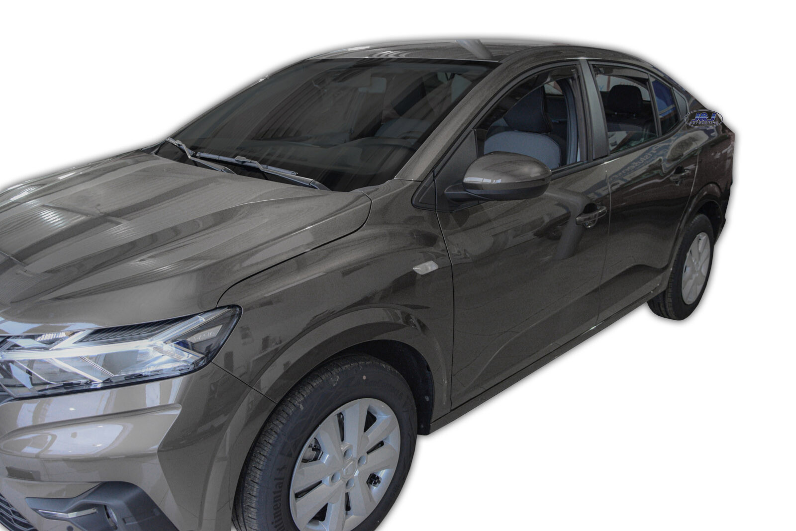 Déflecteurs de vent Dacia Logan 3 2020+ HEKO anti-bruit et anti-pluie