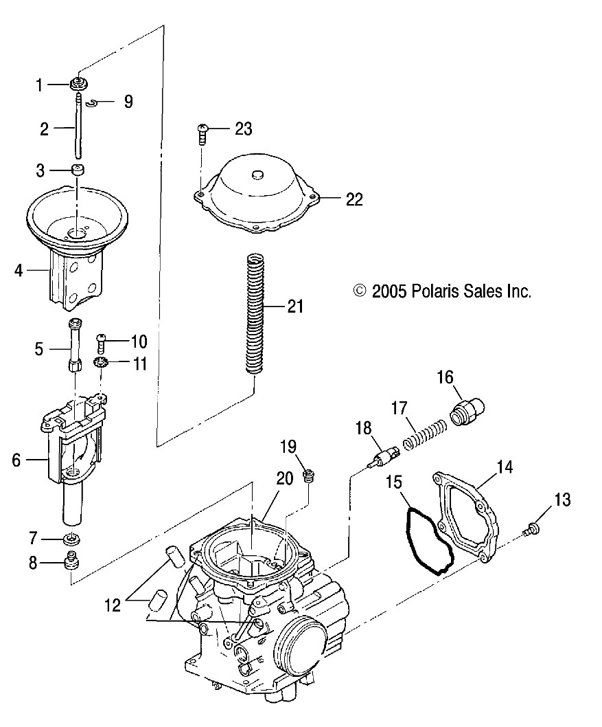 Polaris Compression Spring, Genuine OEM Part 3131451, Qty 1 