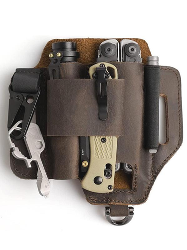 Men'S Casual Solid Color Designer Belt Bag, 2025 Fall Fanny Pack, Multi-Function - Picture 13 of 15