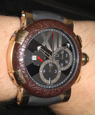 Romain Jerome RJ Titanic DNA Chronograph 18K CH.T.OXY3.2222.00.BB Watch B&P