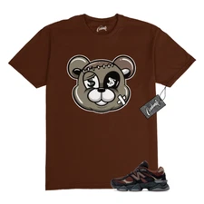 9060 Phantom Rich Oak Mushroom Brown Black T Shirt to Match STITCH