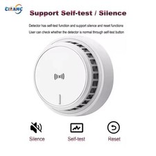 Combination Wifi Smoke & CO Carbon Monoxide Alarm with LCD Display & Battery UK