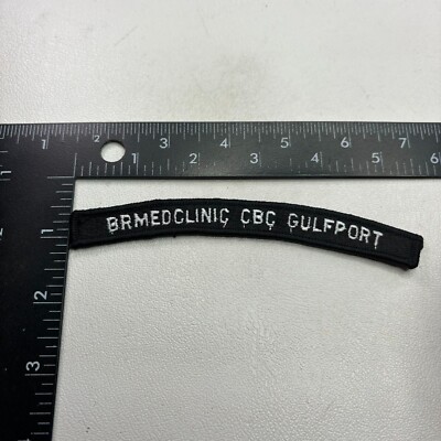 Small Cbc Rocker Naval Medical Clinic BRMEDCLINIC CBC GULFPORT US NAVY Tab Patch (Rocker ...