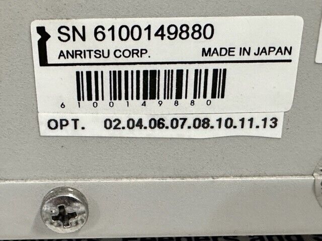 Anritsu SONET/SDH/PDH/ATM Analyzer - MP1570A w/Warranty | eBay Anritsu SONET/SDH/PDH/ATM Analyzer - MP1570A w/Warranty | eBay