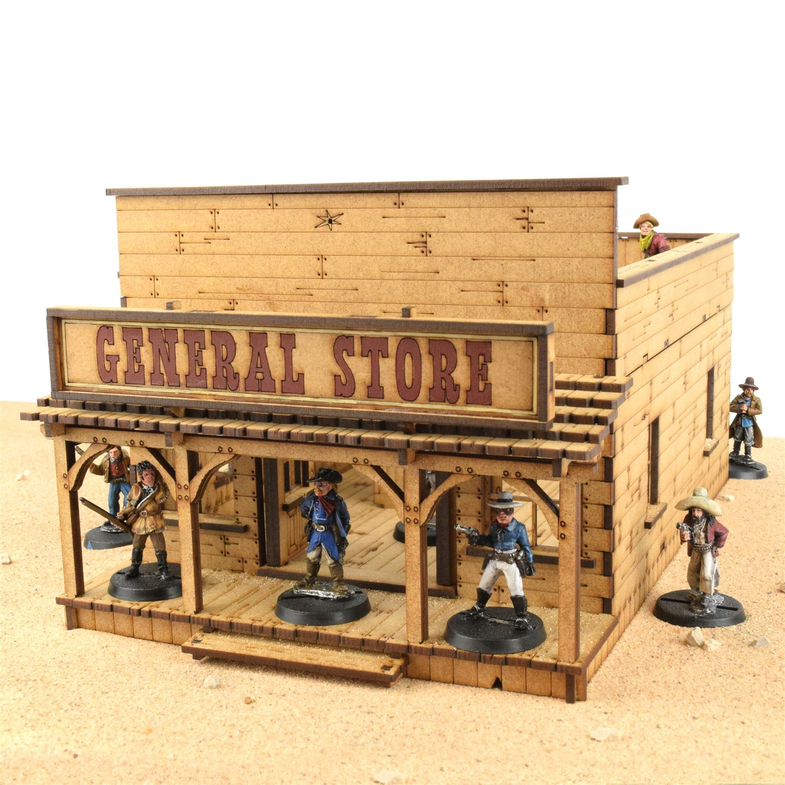 Wild West General Store – Old Western Wargame MDF Terrain Scenery Diorama
