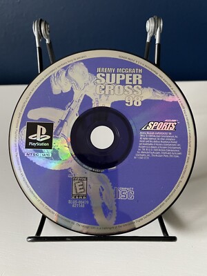   RARE PlayStation PS1 Jeremy McGrath Supercross 98 Super Cross, Disc Only
