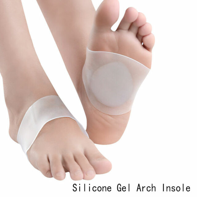 Silicone Gel Arch Insole For Foot Massage Arch Support Insert Pads S;;