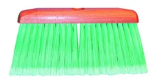Magnolia Brush #3010 Green Feather-Tipped Plastic Household Broom Head