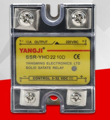Single-phase Solid State Relay DC Controlled DC SSR  YHD2210D 10A 220VDC