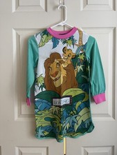 Vintage Disney Lion King Girl  s Nightgown Size M 8/10 USA Made