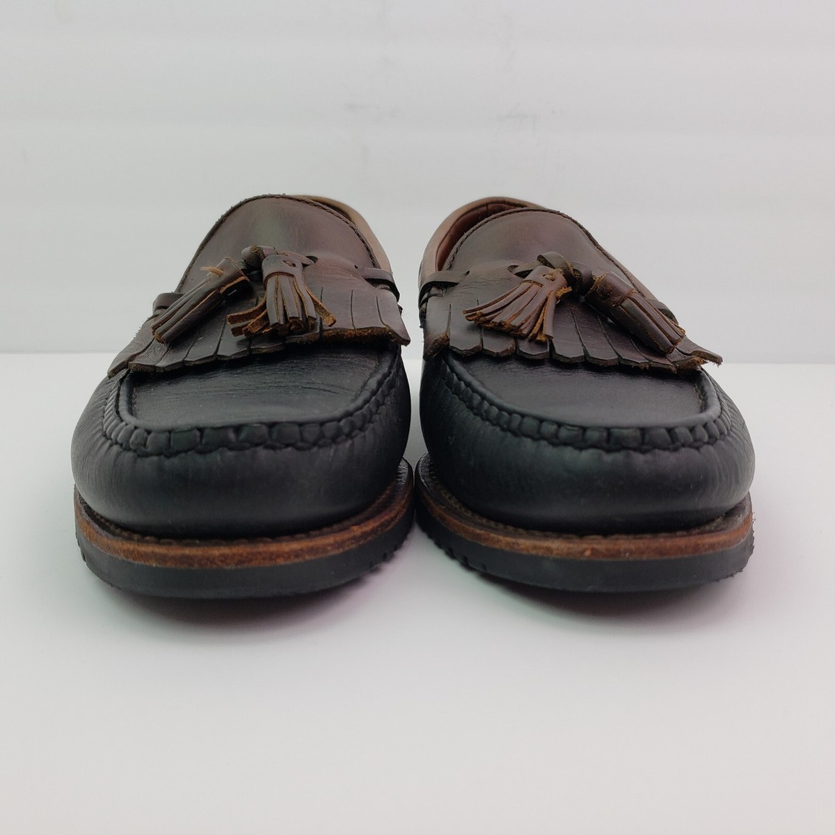 Allen Edmonds Nashua Mens Size 9.5 Brown Black Leather  display picture 3