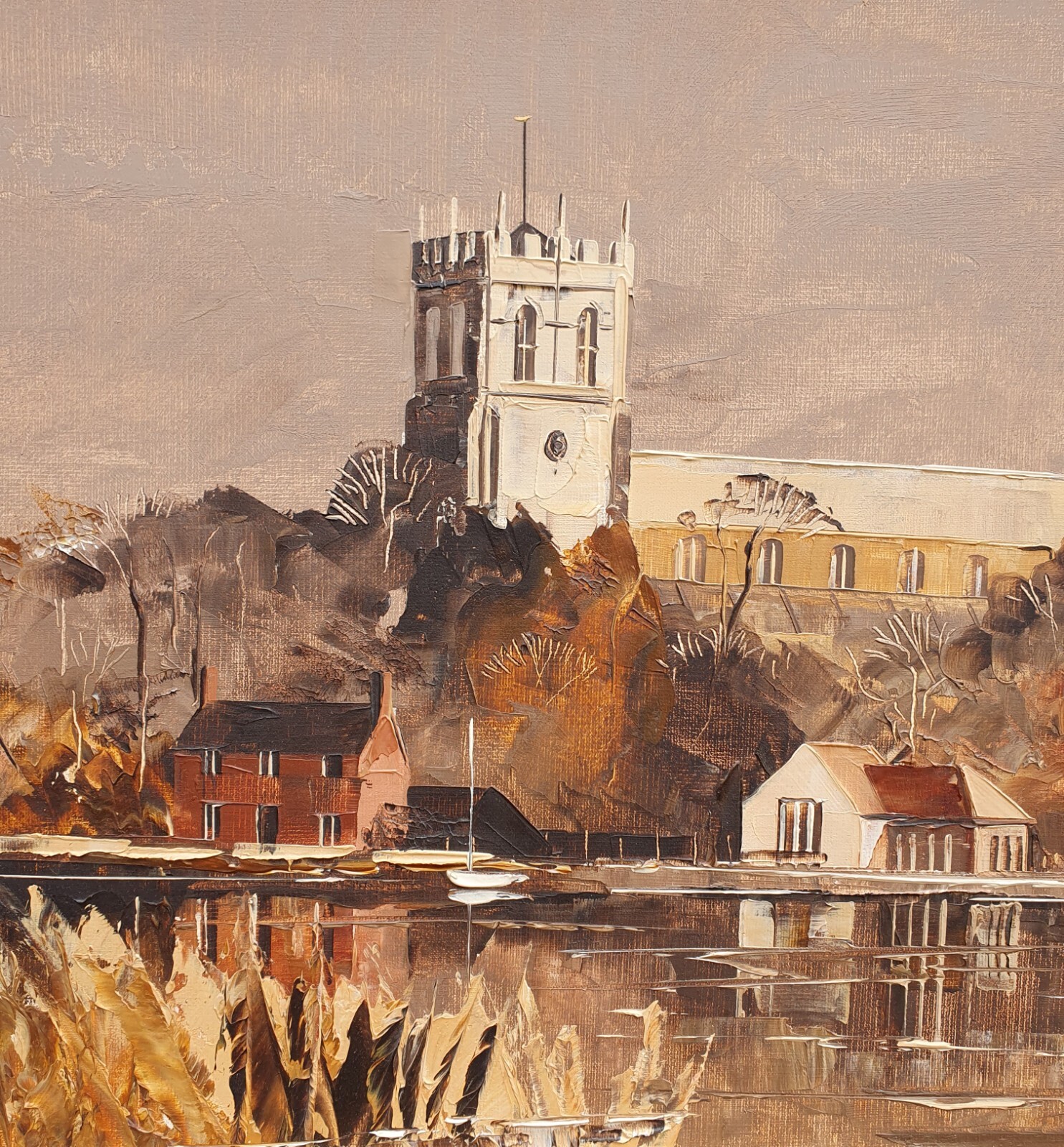 (L) Beautiful, Original Harley Crossley AMSOA Impasto Oil Painting