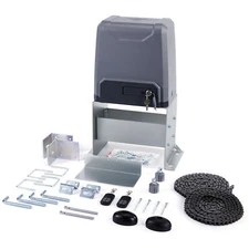 550W Smart Sliding Gate Opener with Remote Control Infrared Sensors 3300lb 40ft