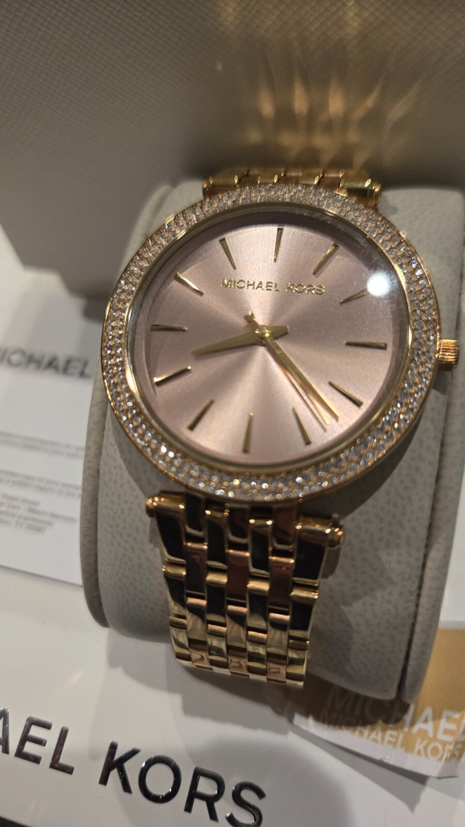 Michael Kors gold/blush stainless steel watch MICHAEL KORS MK5896 Stainless Steel Blush Acetate Rose Gold  main image 3