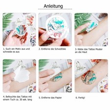 Set 8 Tatuaggi Temporanei Drago Totem – Adesivi Realistici Impermeabili 19x12 Cm, Facili Da Applicare, Durata 3-5 Giorni, Per Uomo E Donna