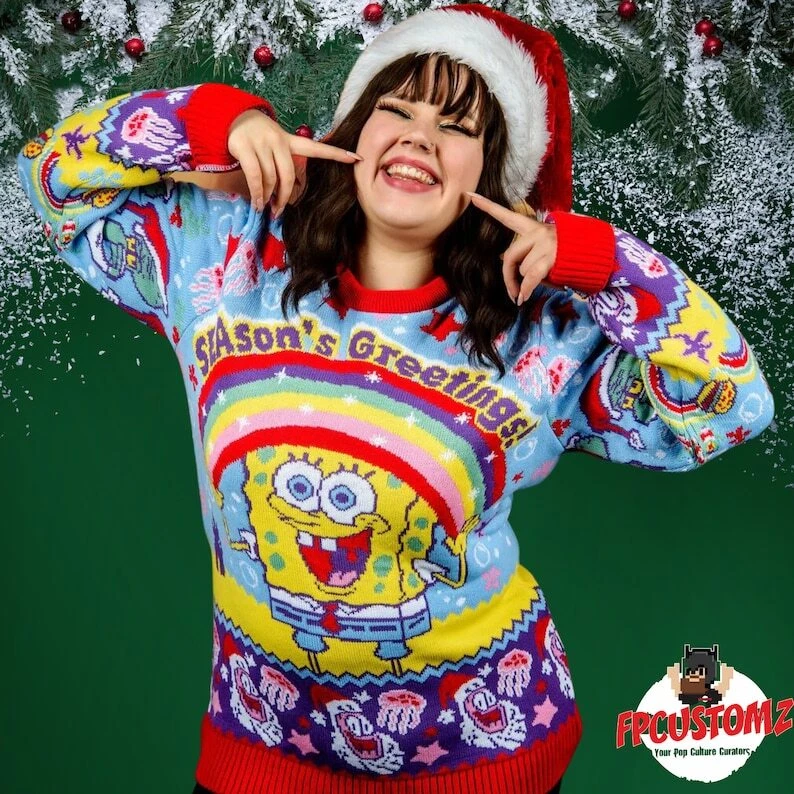 Spongebob Squarepants Christmas Jumper Christmas Ugly Sweater