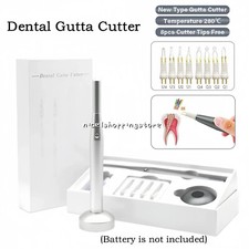 Dental Cordless Gutta Cutter Percha Tooth Gum Cut off with 8pcs Heated Tips