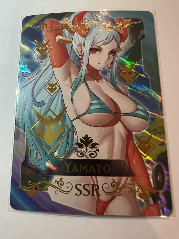 YAMATO one Piece SSR Goddess Story Anime Waifu Card Girl Foil Doujin ACG